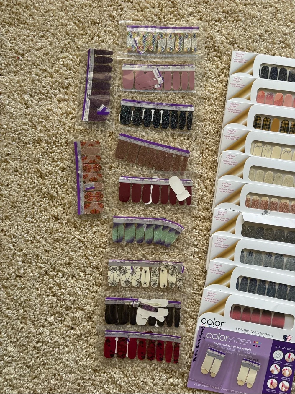 Color Street Nail Strips - Massive Mixed Lot